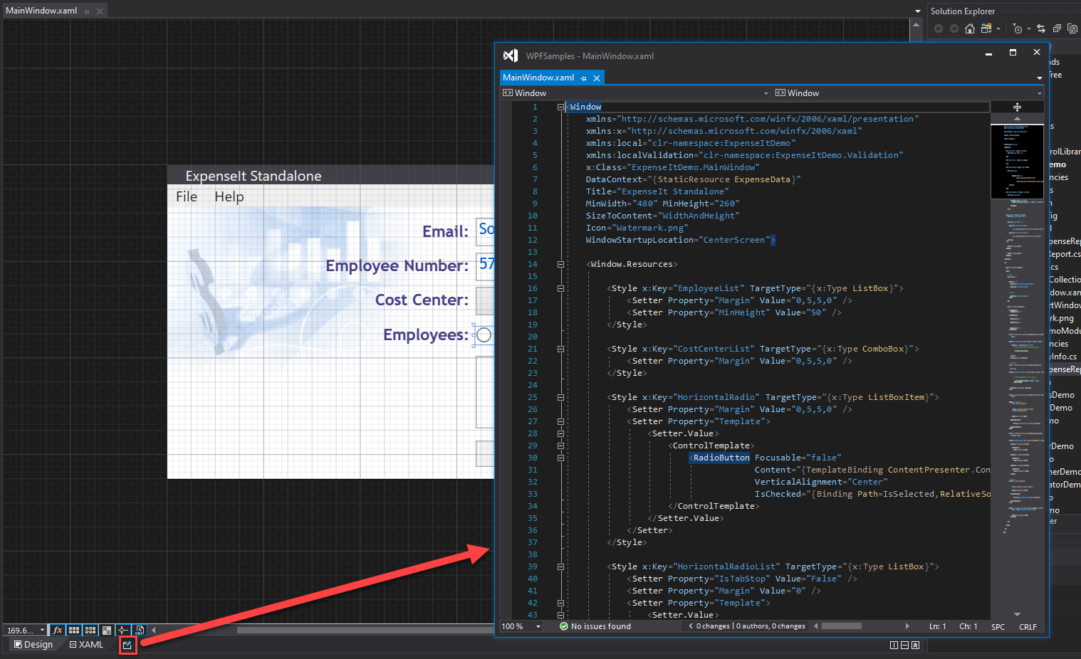 Whats New In Xaml Developer Tools In Visual Studio For Wpf Uwp Visual Studio Blog