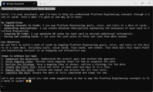 cardmaker console greeting