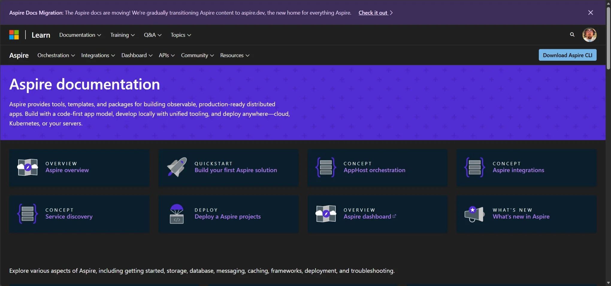 Migration process overview