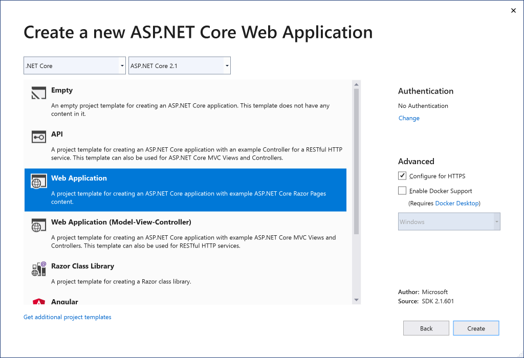 Web And Azure Tool Updates In Visual Studio 19 Asp Net Blog
