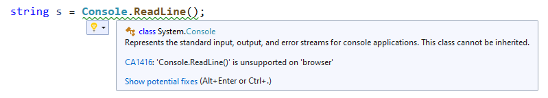Browser compatibility check