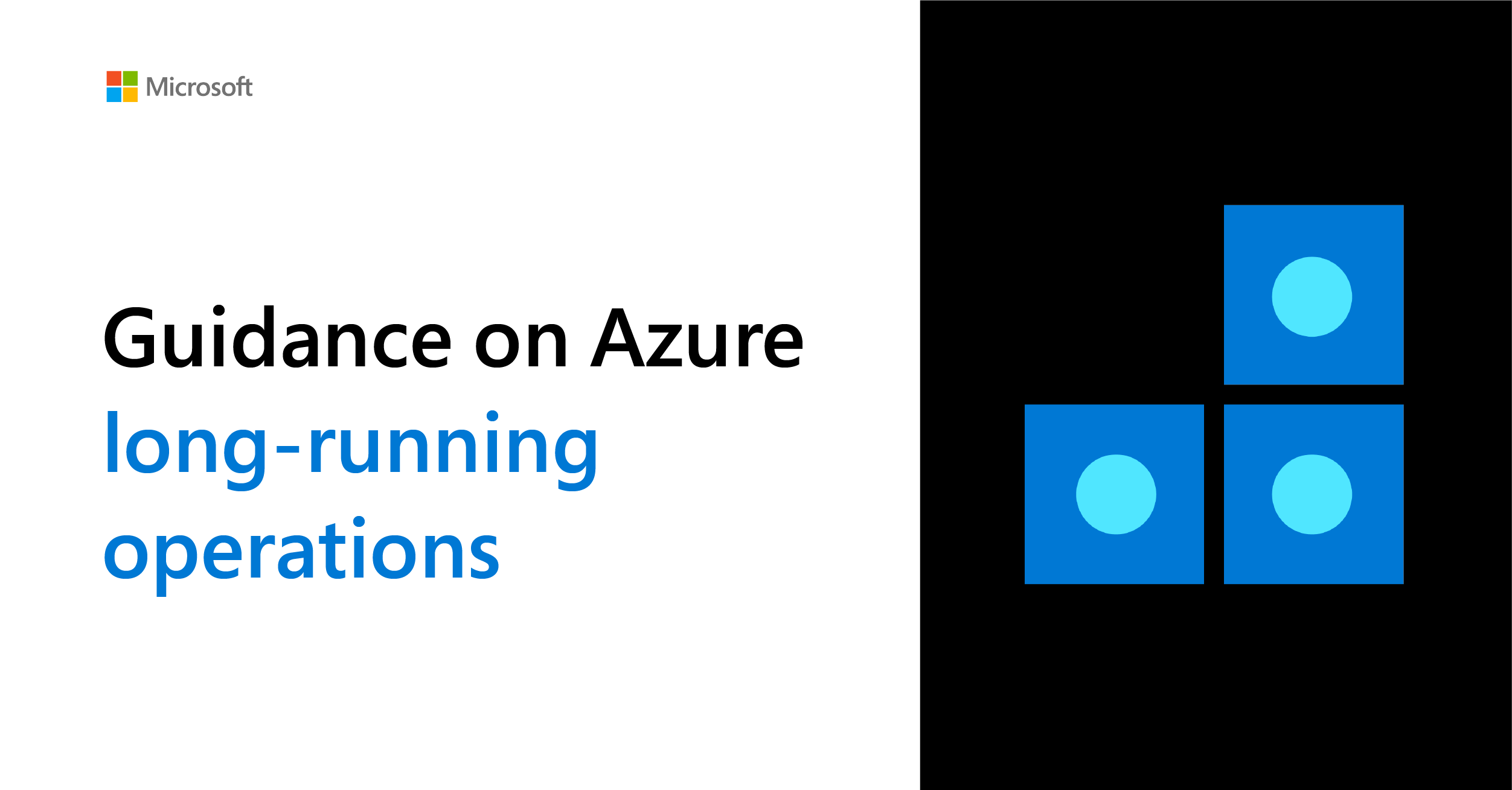 It just takes time. Updated guidance on Azure long-running operations.