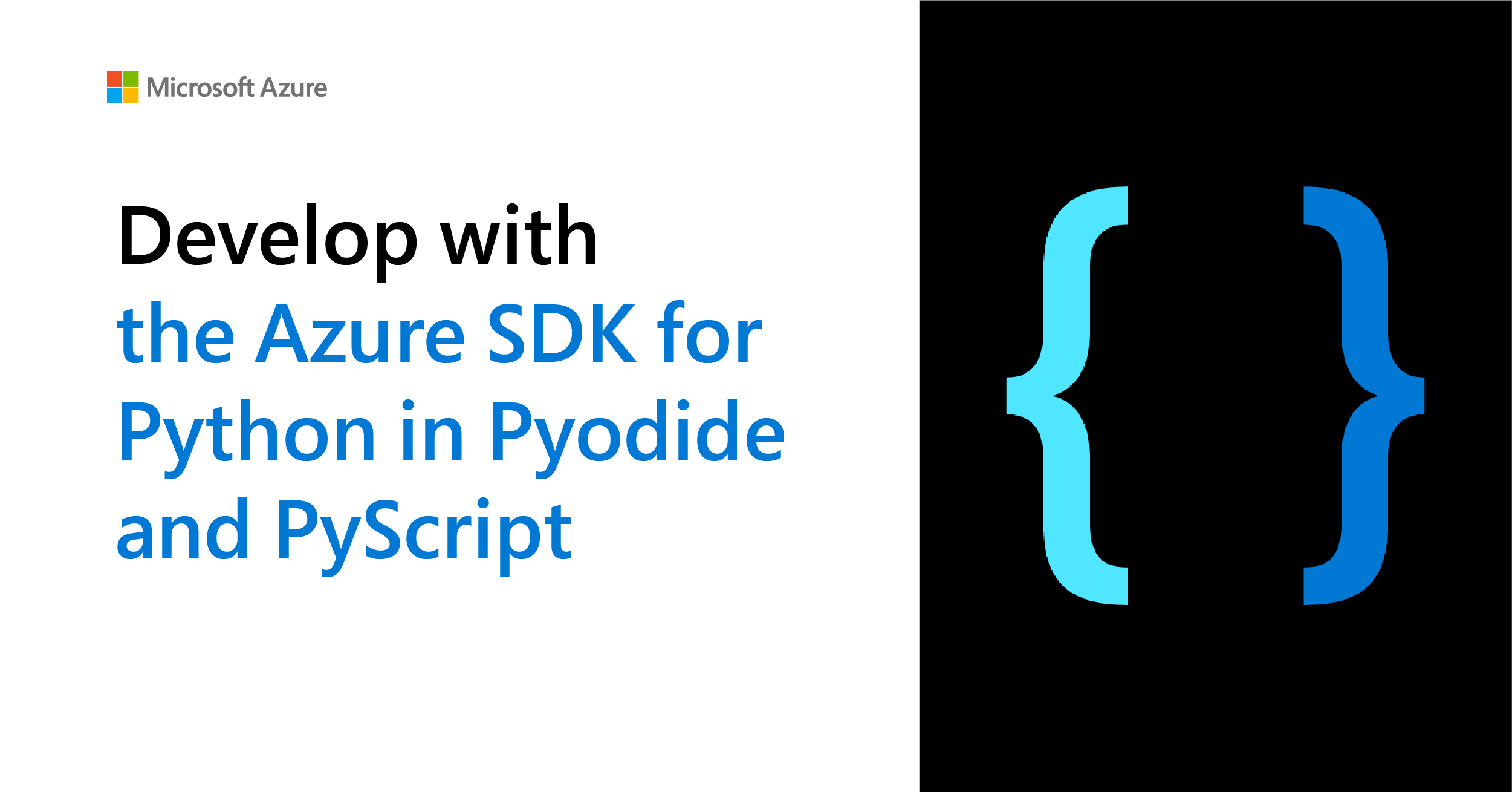 Using the Azure SDK for Python in Pyodide and PyScript