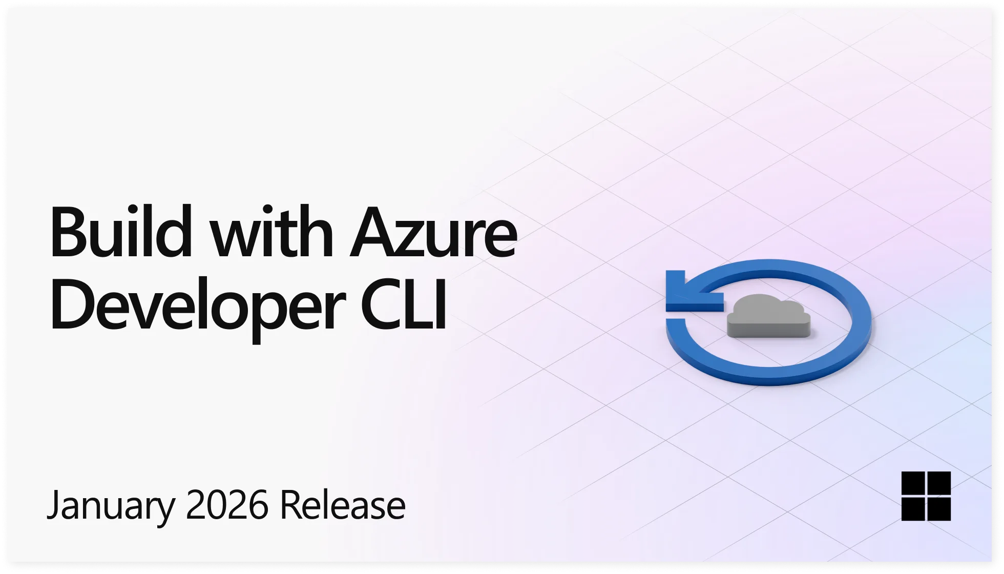 Azure Developer CLI (azd) – January 2026: Configuration & Performance