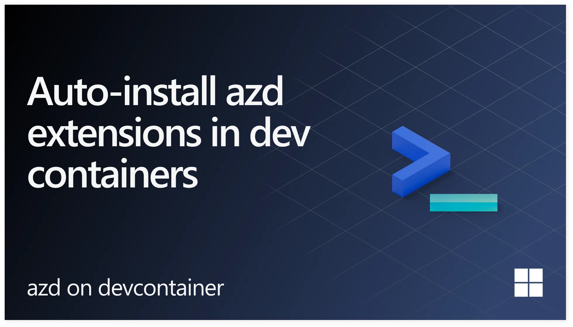 azd devcontainer blog image