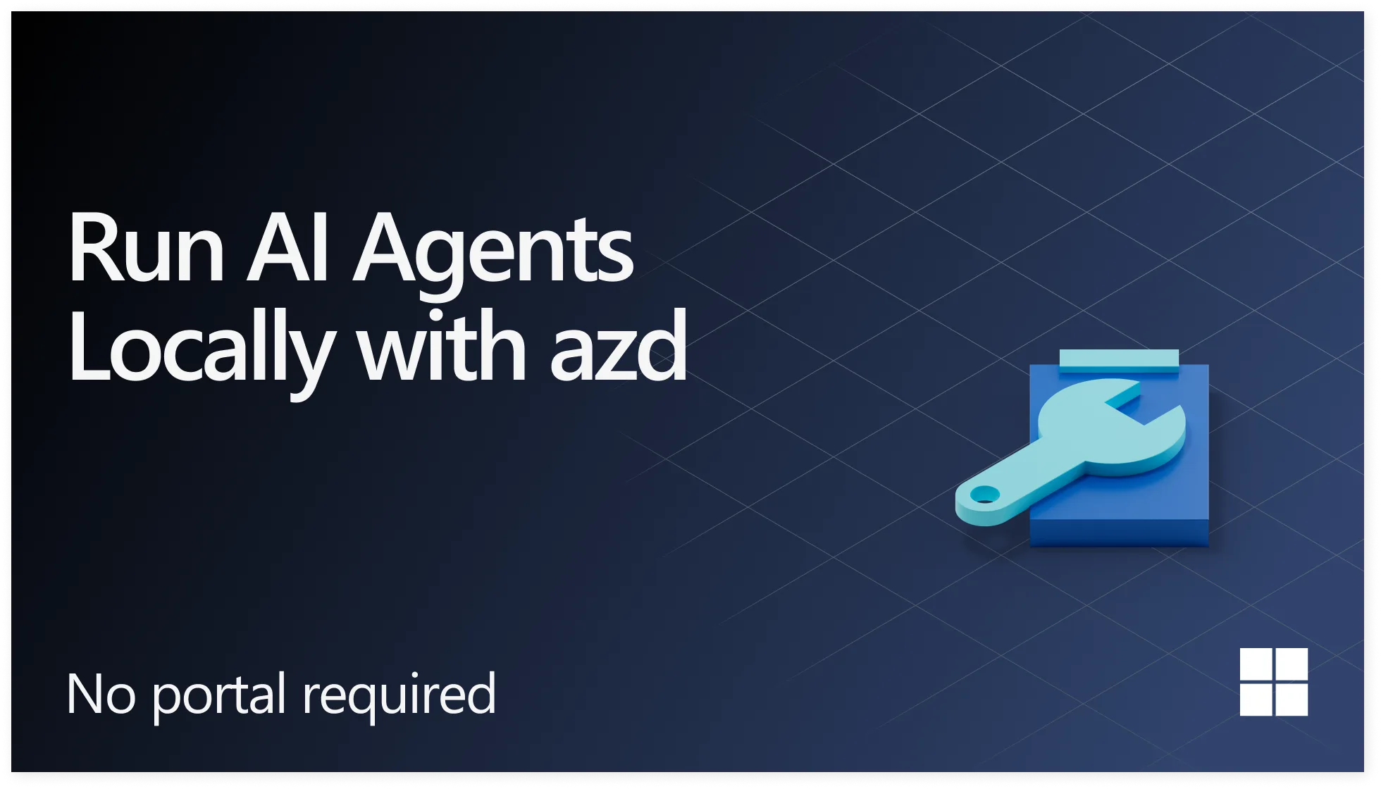 Azure Developer CLI (azd): Run and test AI agents locally with azd