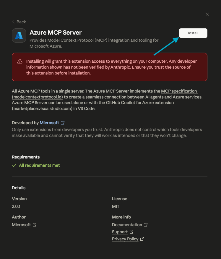 Review server details