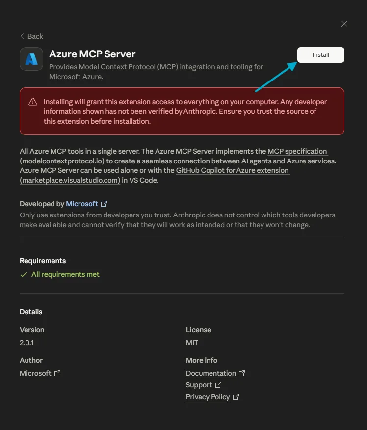 Review server details