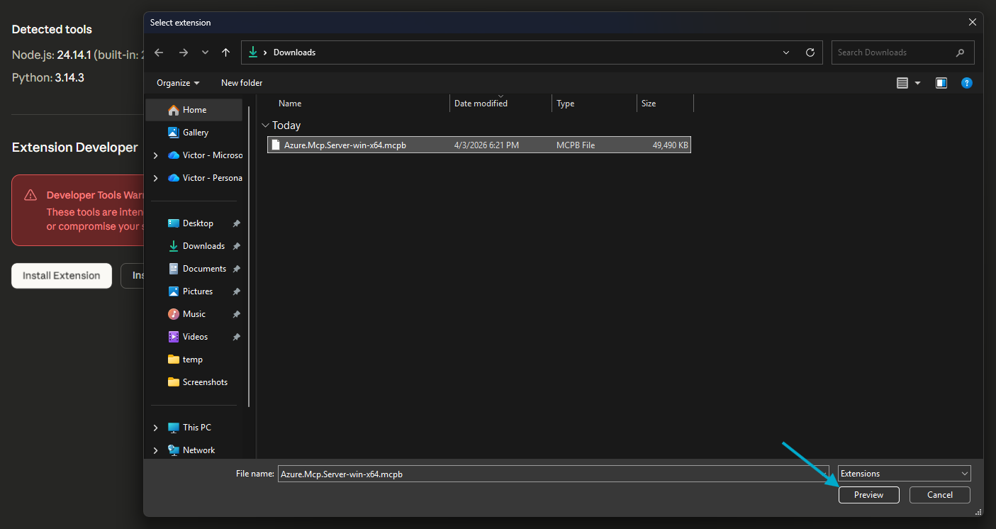 Select file