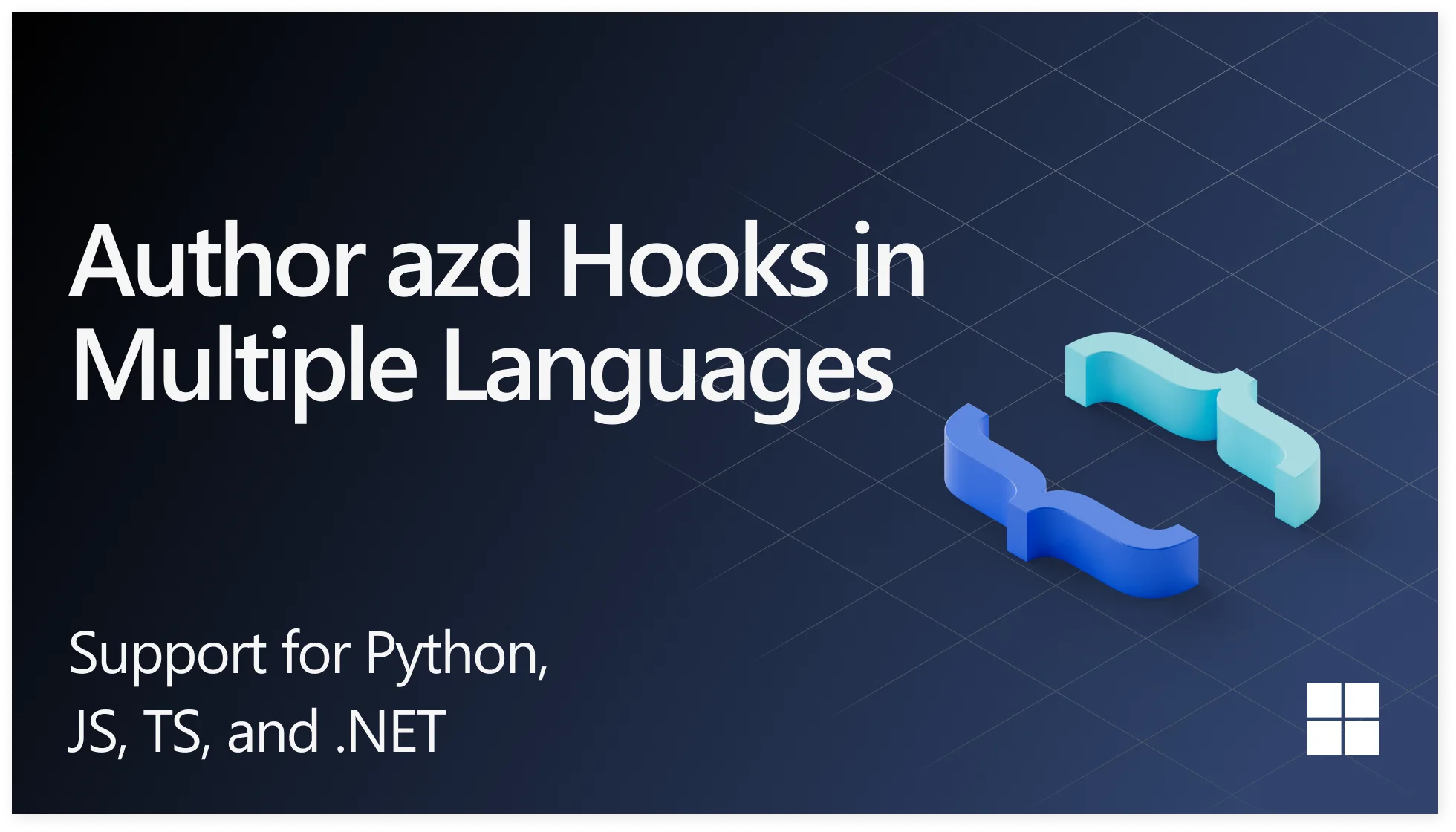 Write azd hooks in Python, JavaScript, TypeScript, or .NET