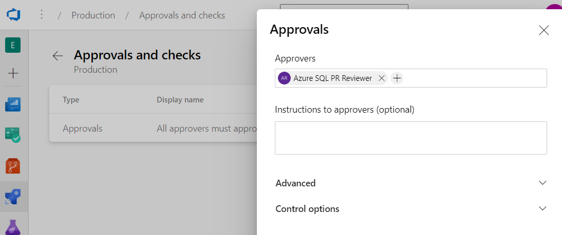Set an approval requirement for an environment in Azure Pipelines