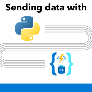 sending data with python  and sql bindings 
