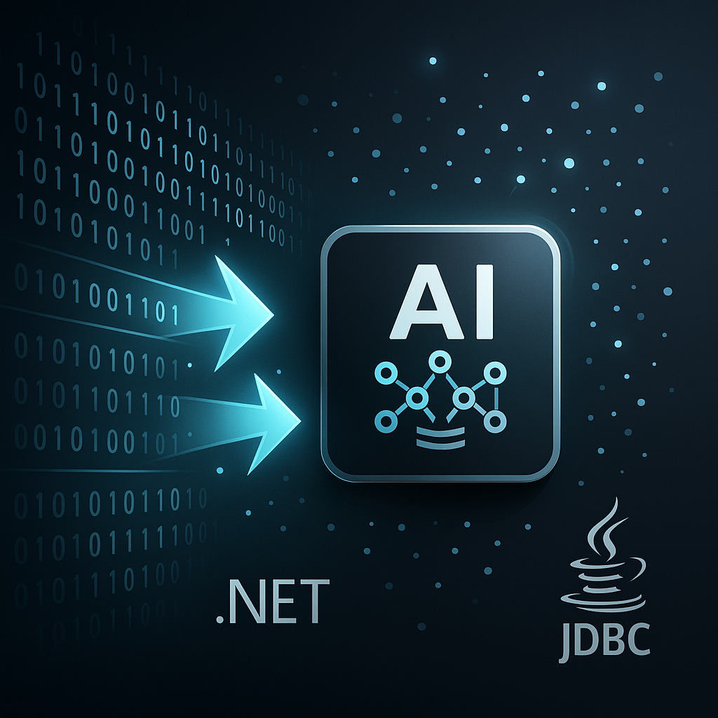 A modern high tech illustration representing AI and vector data processing The image should featur image