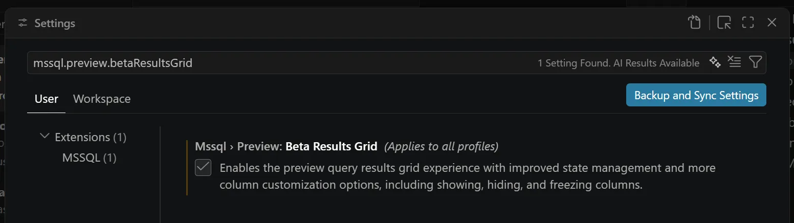 beta results grid image