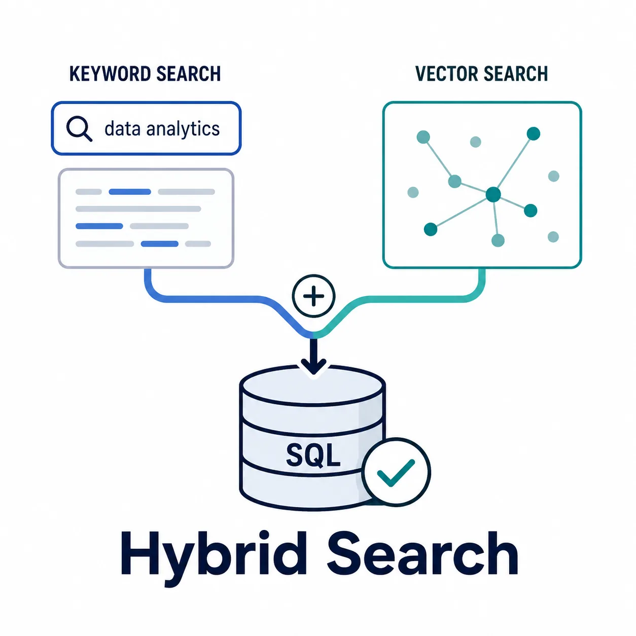 The Two Hybrid Searches in Microsoft SQL