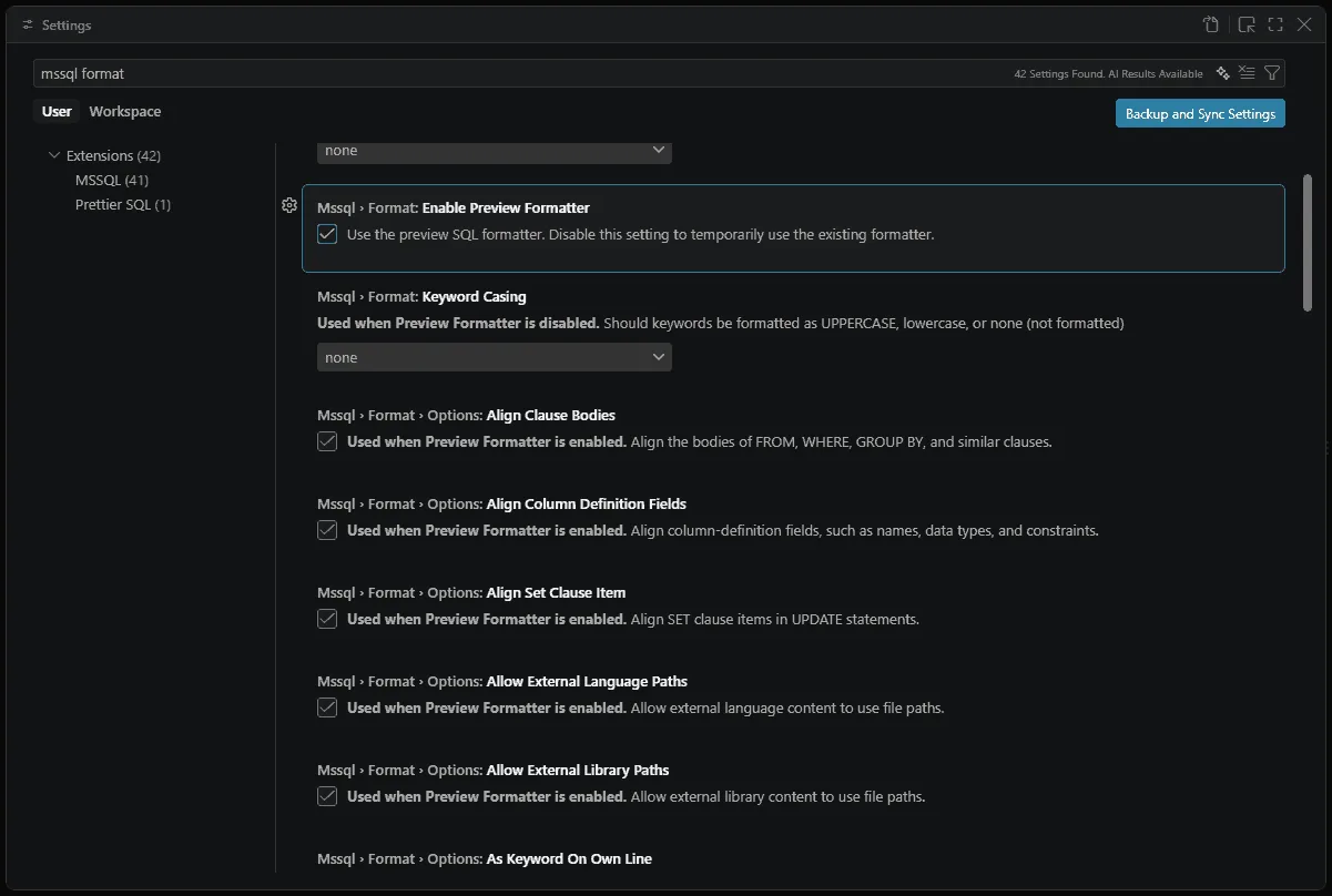 MSSQL Extension for VS Code: SQL Formatter, Azure SQL Database Provisioning, and More