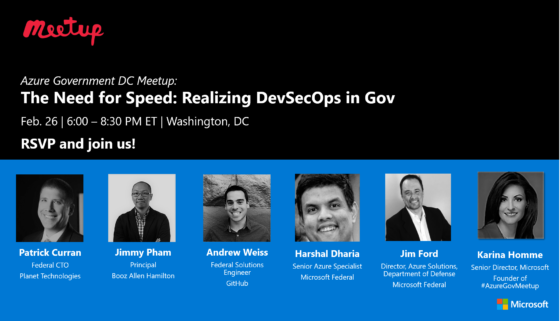 Join us Feb. 26: The Need for Speed – Realizing DevSecOps ​in Gov