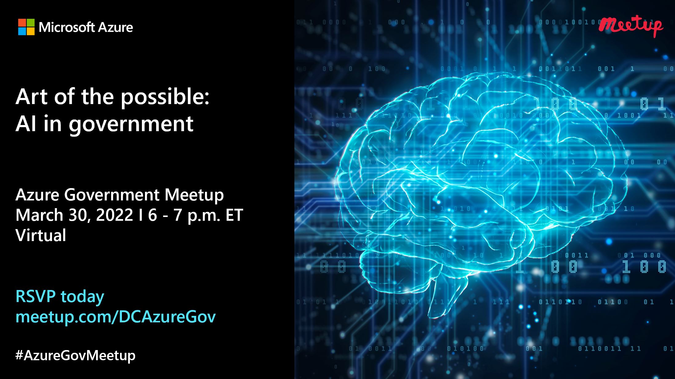 Join us: Art of the possible: AI in government – March 30, 2022