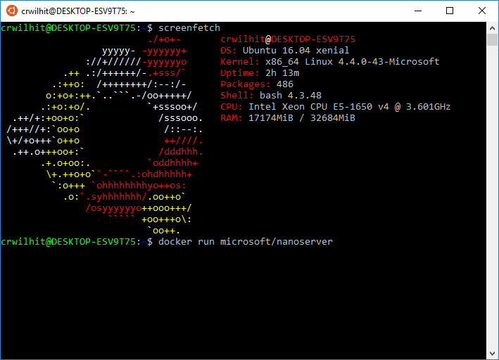 Docker Windows Commands.