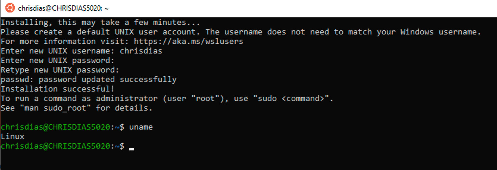 Enter unix username. Windows Subsystem for Linux. WSL Windows 10. WSL. WSL Windows 10 установка.