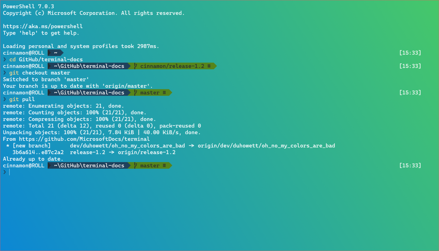 windows terminal commands