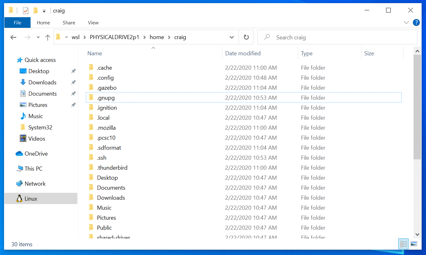 Accessing an EXT4 partition with file explorer