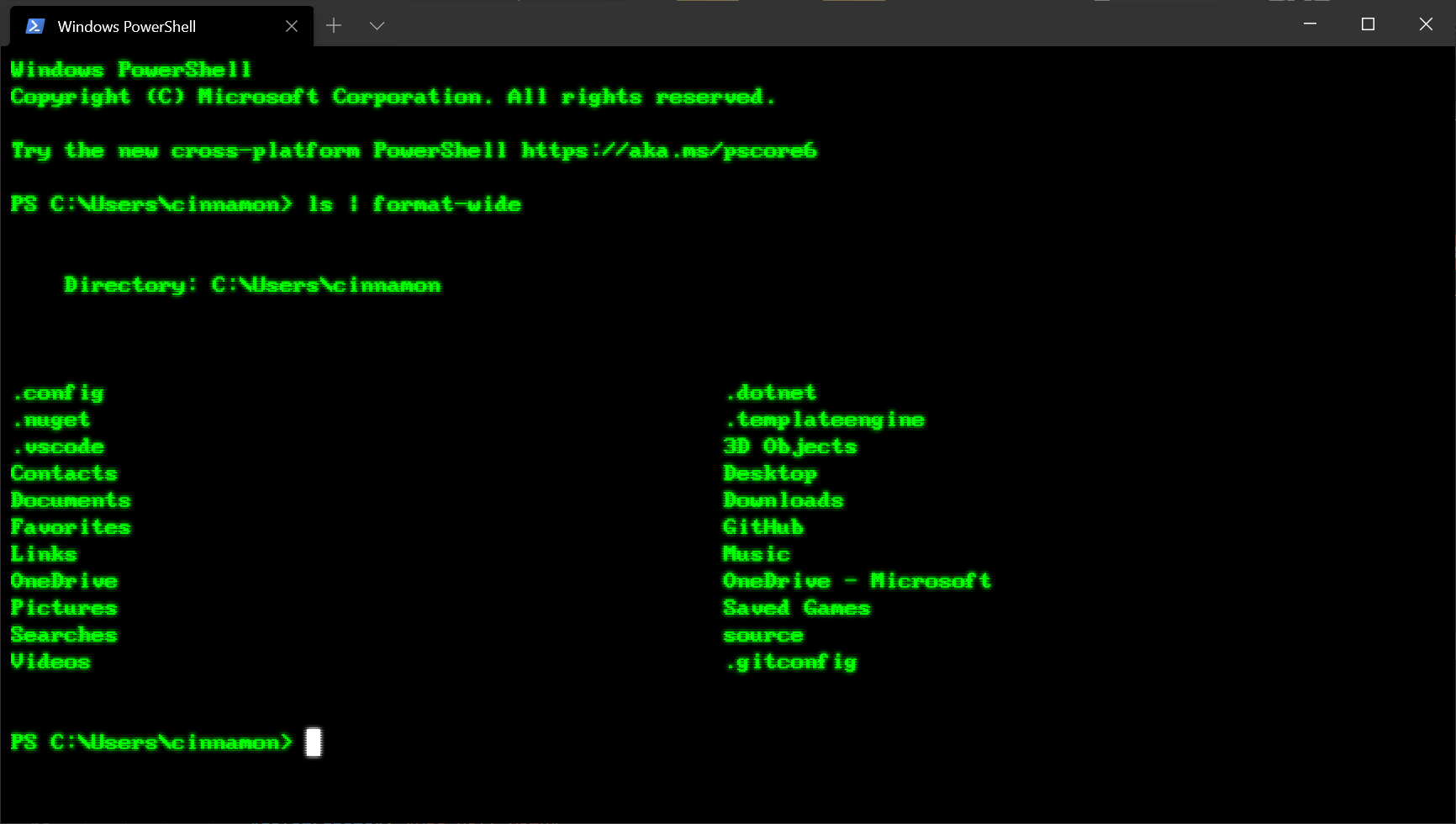 terminal commands windows 10