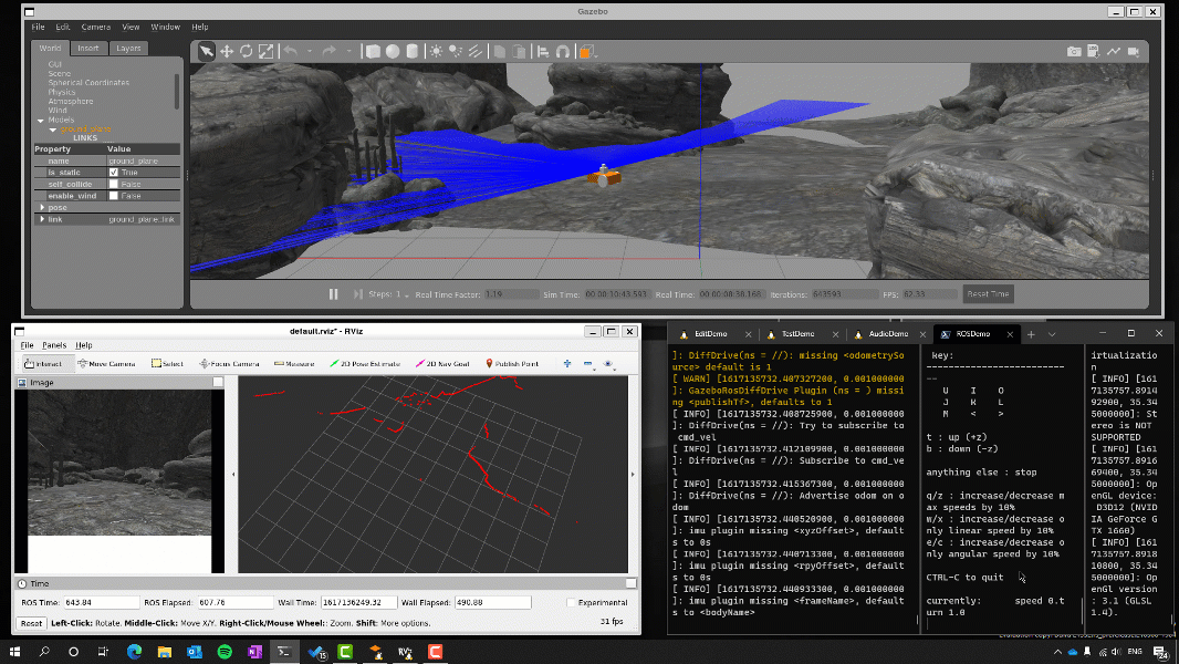 利用GPU 3D加速跑机器人仿真软件（图源：devblogs.microsoft.com）