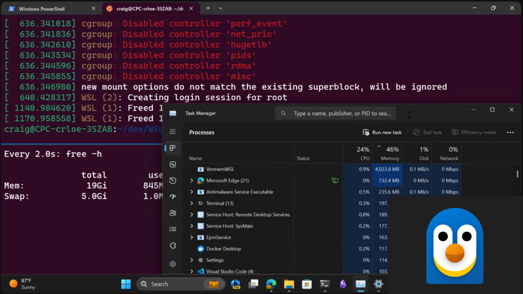 Windows Subsystem For Linux (WSL) - Windows Command Line