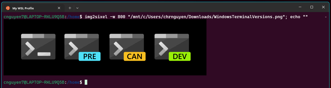 Sixels in Windows Terminal