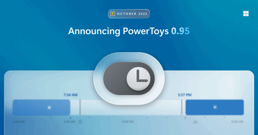 Hero image of PowerToys 0.95