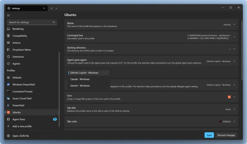 ubuntu agent image