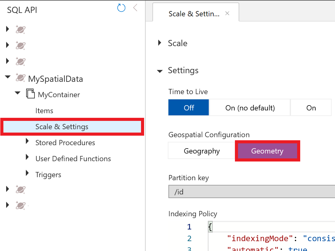 Image geometry data