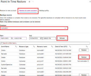 Do more with granular control in new backup features for Azure Cosmos ...