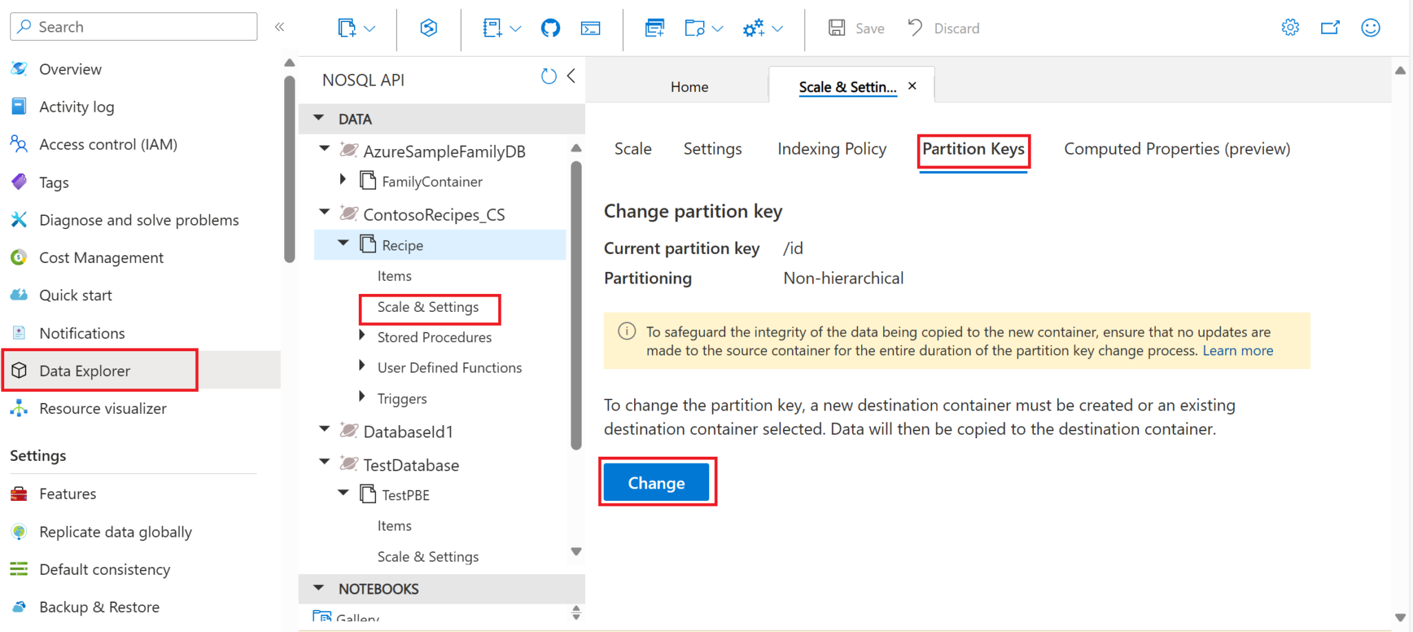 Optimizing Database Performance Change Partition Keys Of A Container Optimizing Database Performance Change Partition Keys Of A Container
