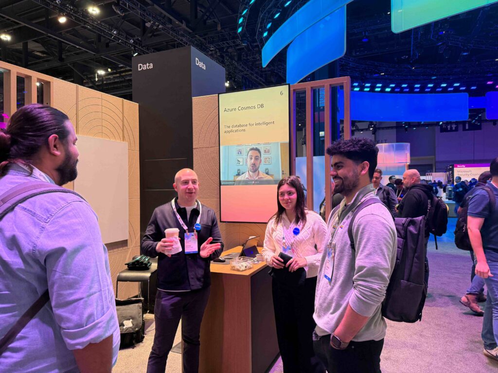 Image Azure Cosmos DB booth Ignite 2024 2