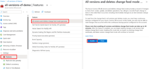 Image Enable AllVersionsAndDeletes