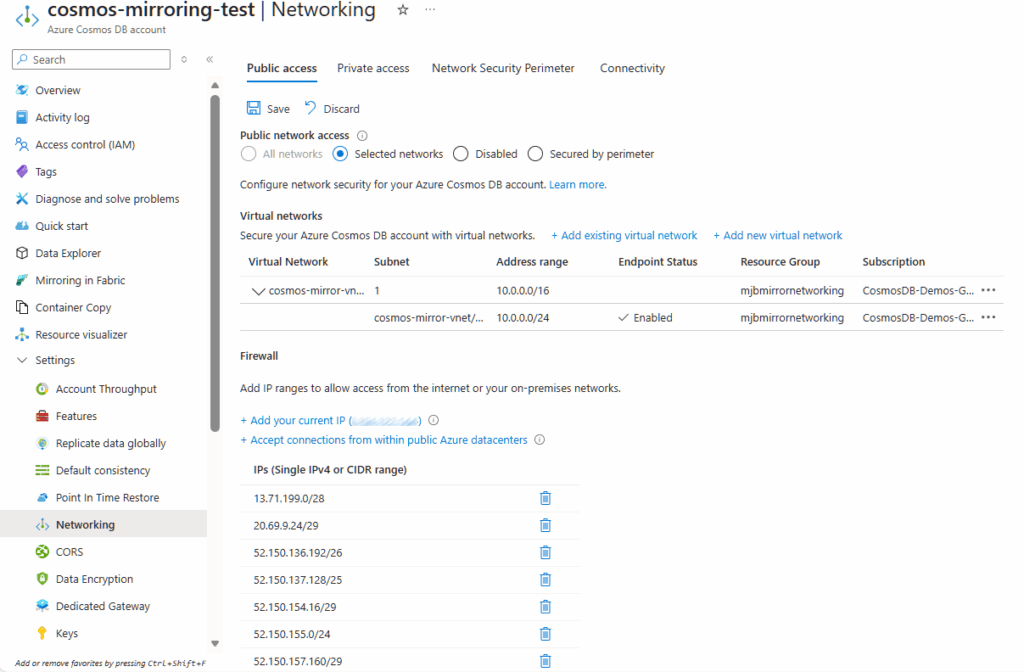 cosmos networking mirror image
