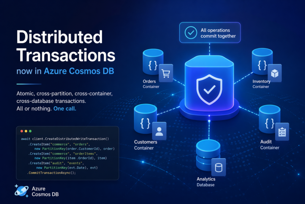 Distributed Transactions in Azure Cosmos DB