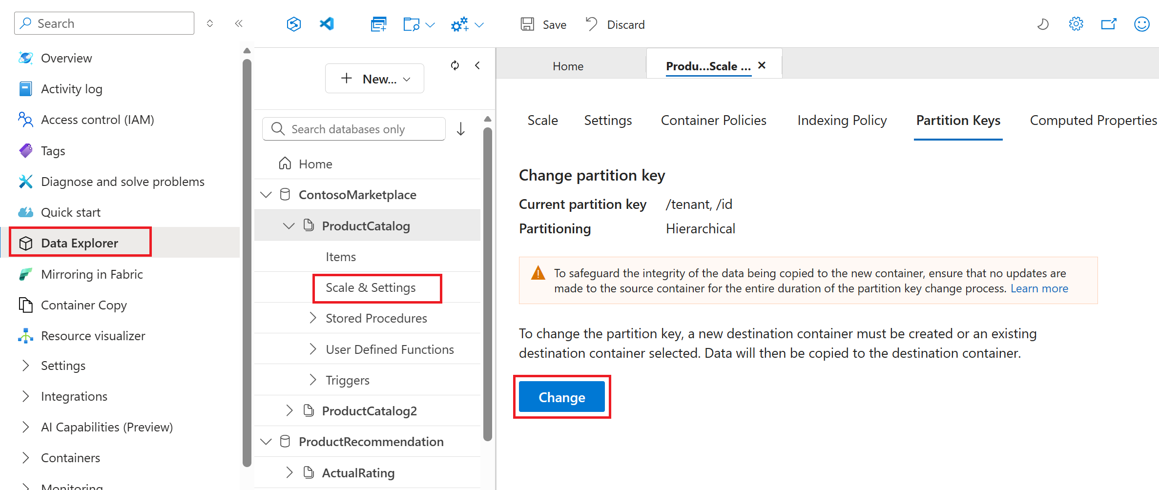 Change Partition Keys in Azure Cosmos DB is Now Generally Available