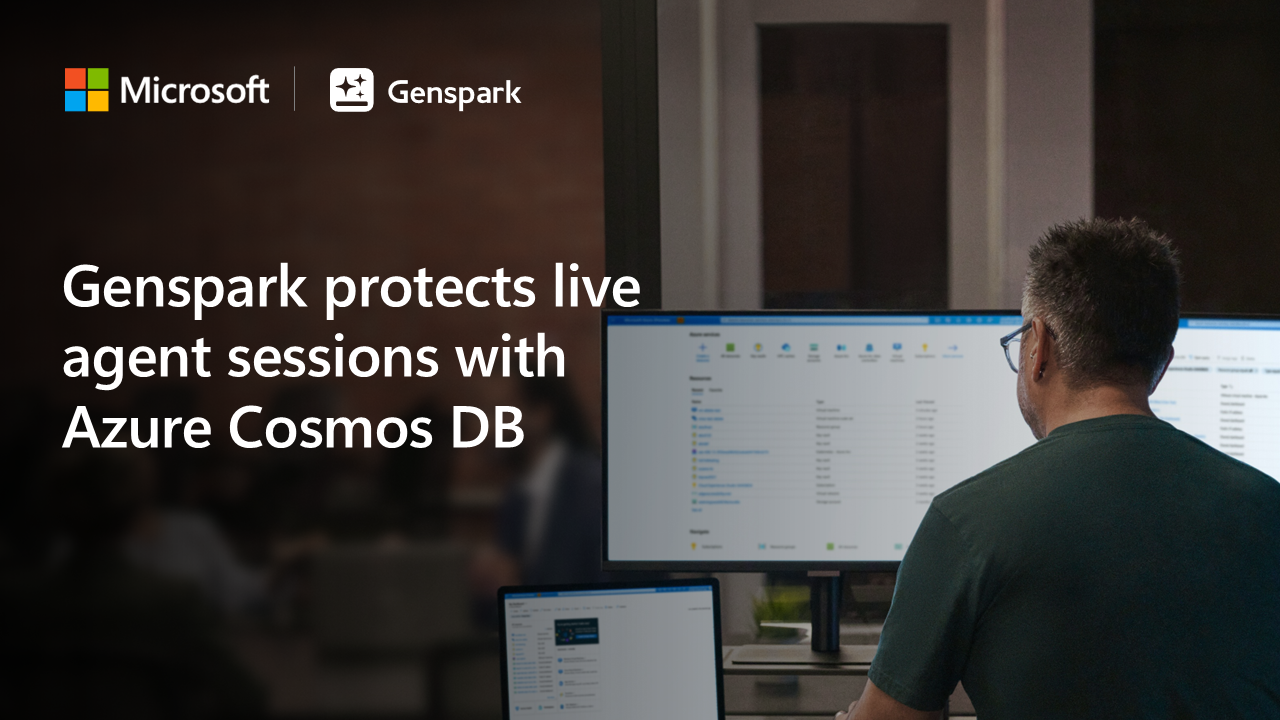 Genspark protects live agent sessions with Azure Cosmos DB Global Secondary Indexes