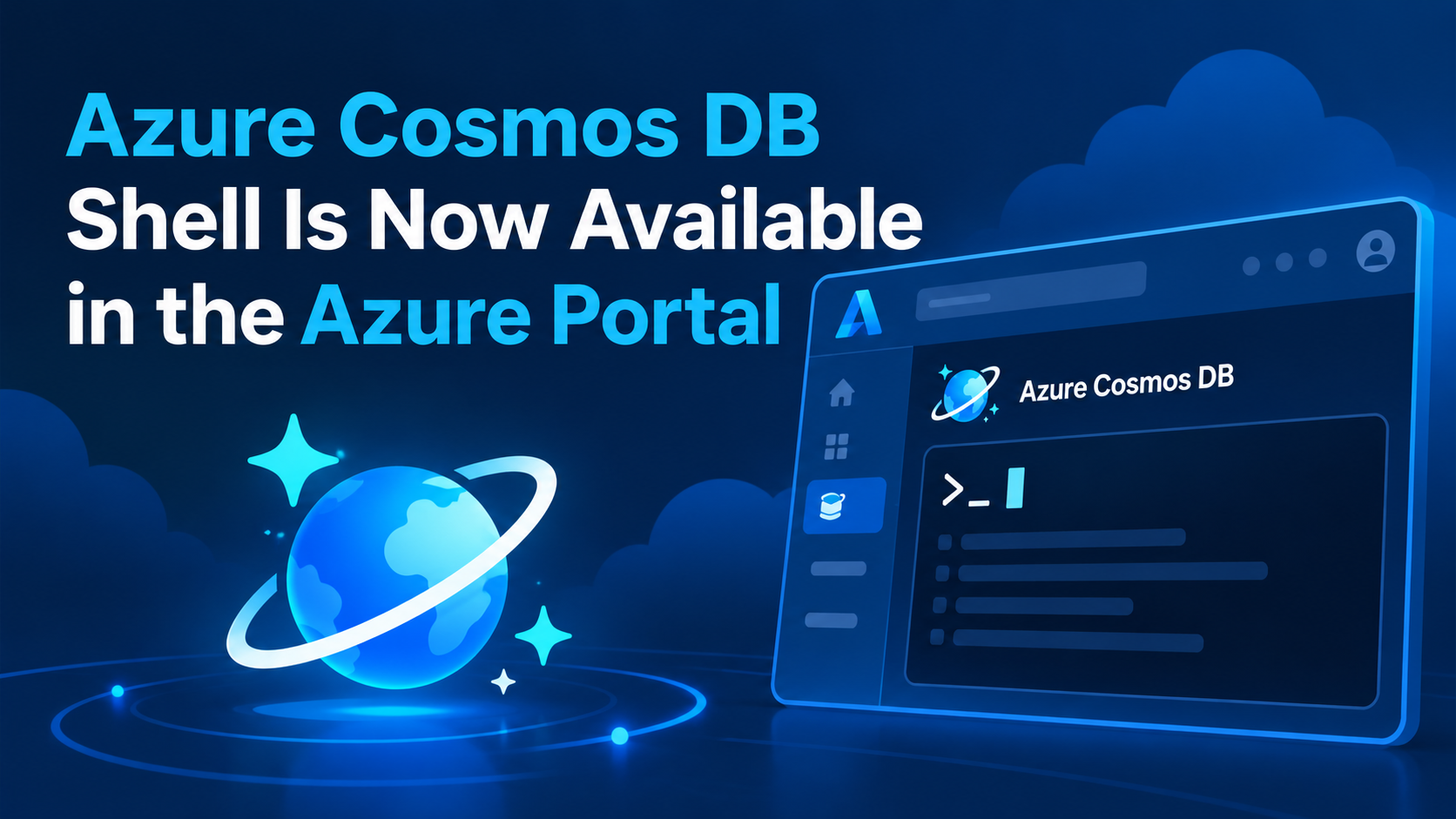 Azure Cosmos DB Shell is now available in the Azure portal