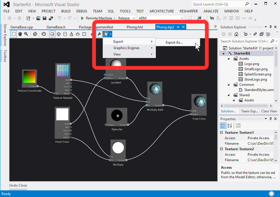Developing an app with the Visual Studio 3D Starter Kit, part 3 of 3 - C++  Team Blog