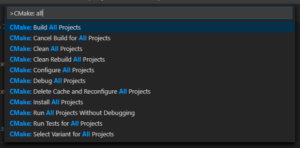 microsoft visual studio cmake