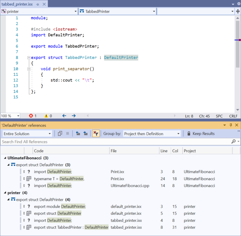 A Tour of C++ Modules in Visual Studio - C++ Team Blog
