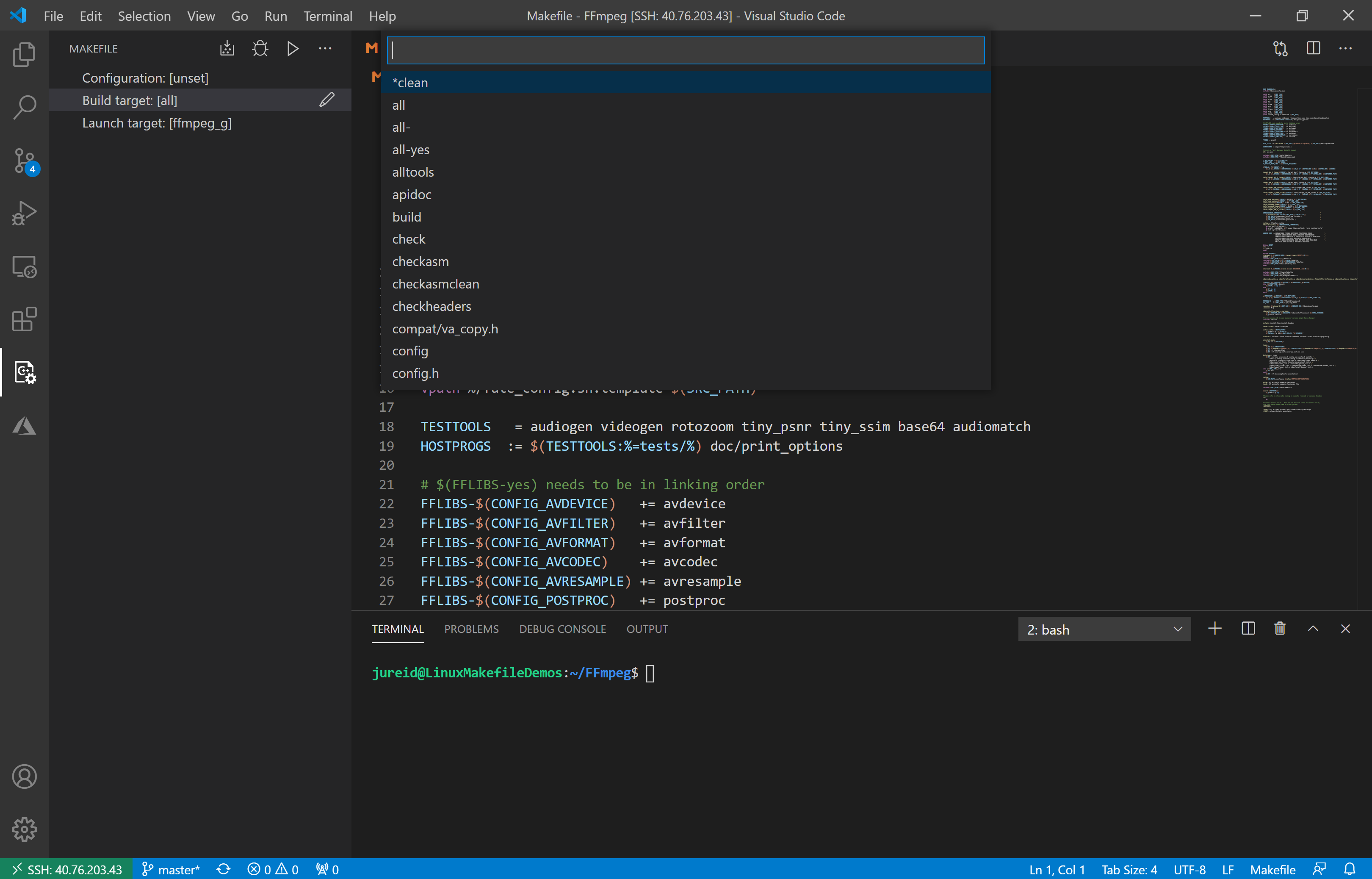 Now announcing: Makefile support in Visual Studio Code! - C++ Team