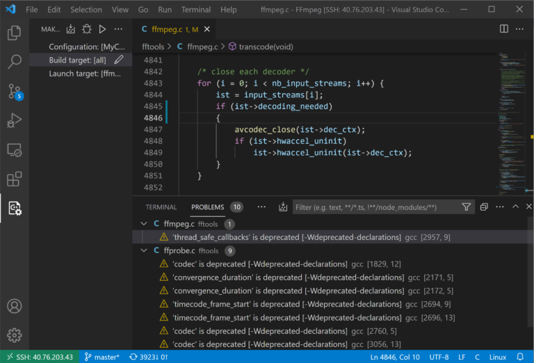 Makefile Tools December 2021 Update: Problem Matchers and Compilation ...