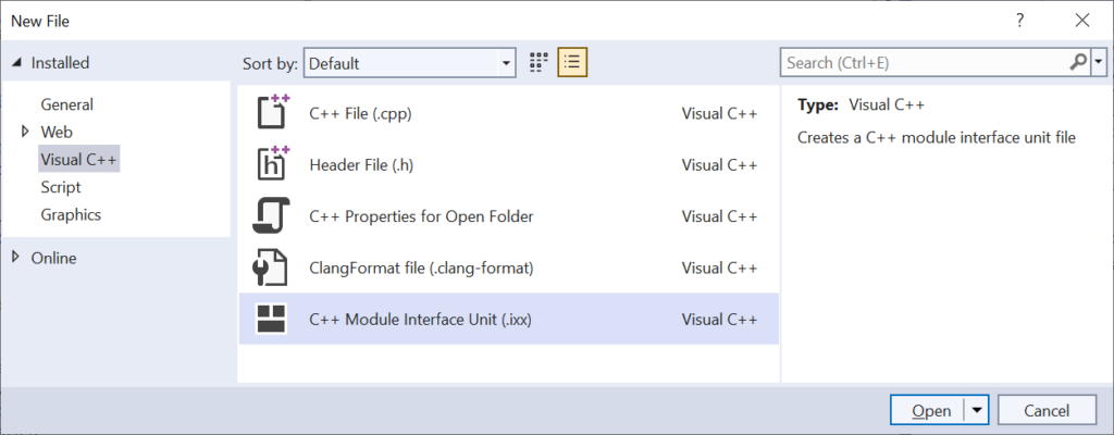 C++ Modules in CMake with Visual Studio - C++ Team Blog