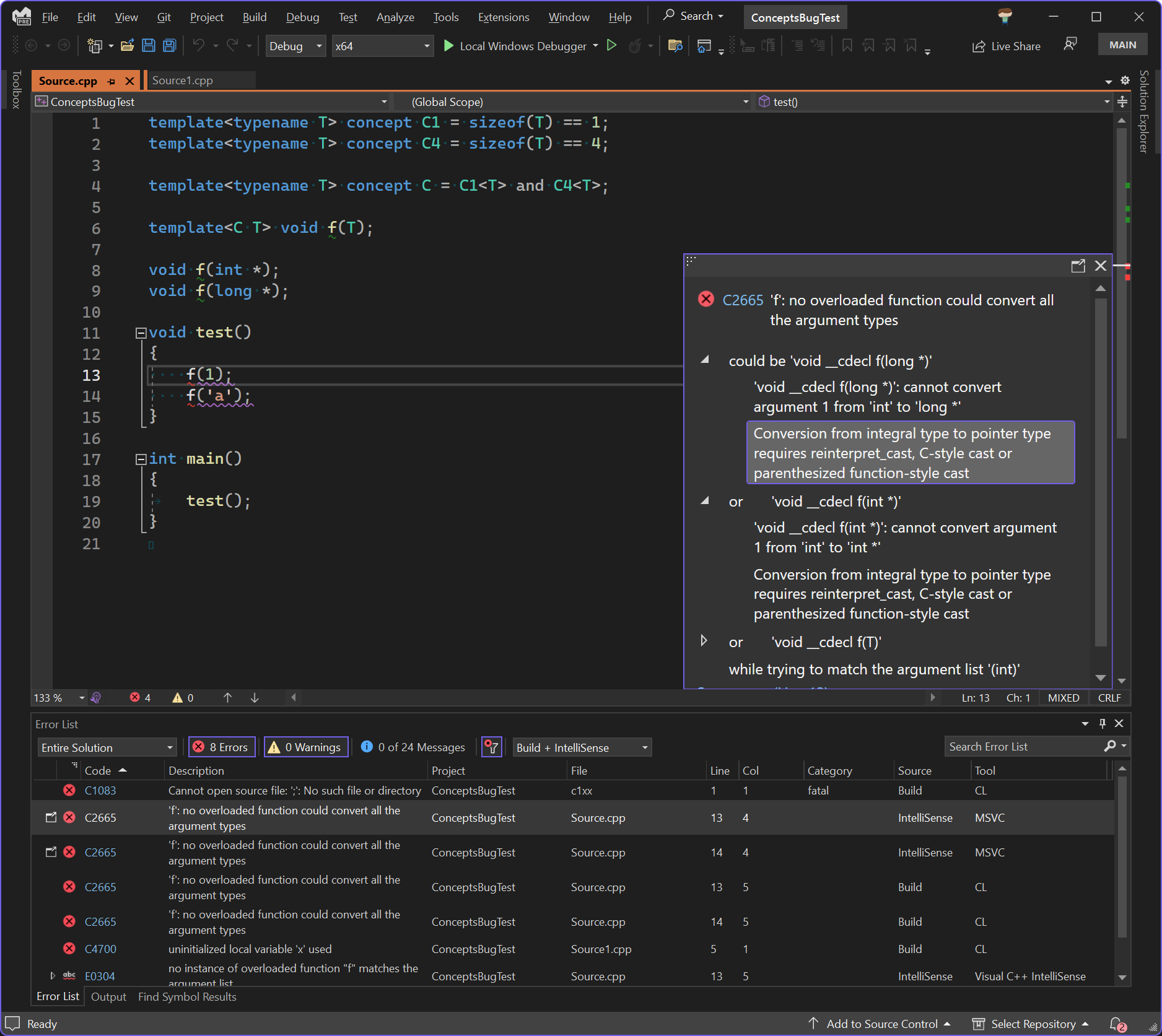 Visual Studio C/C++ IDE and Compiler for Windows