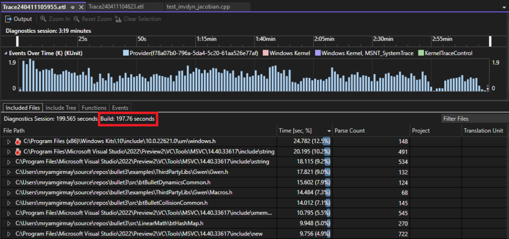 Visual Studio features for C++ Header Files and Modules - C++ Team Blog